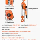 us CGKSBHLHL6T1EG5BT001V0 original img v1 manual lever hoist f6