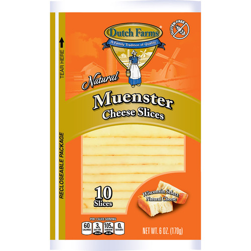 Muenster cheese slices Dutch Farms.jpg