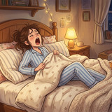 Person yawning getting 202604261720