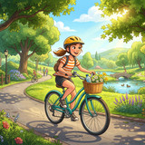 Person riding bicycle 202604261730