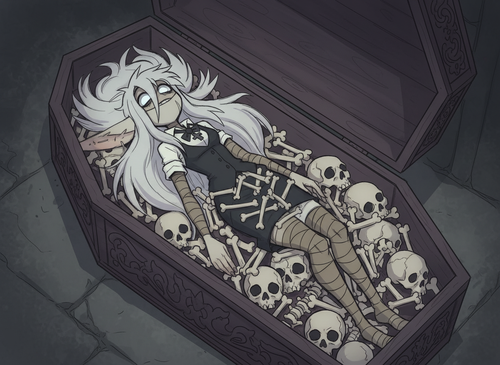 Firefly Gemini Flash Redo the last coffin picture. But make the coffin more classically shaped and d.png