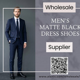 Wholesale Mens Matte Black Dress Shoes for Elegance.jpg