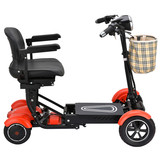 red 4 wheel scooter 2