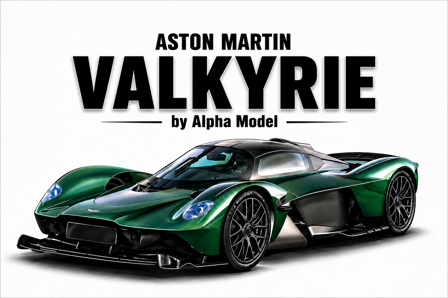 Hypercar Precision Defined in Alpha Model Aston Martin Valkyrie Kit
