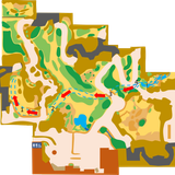 Desert map riverbed