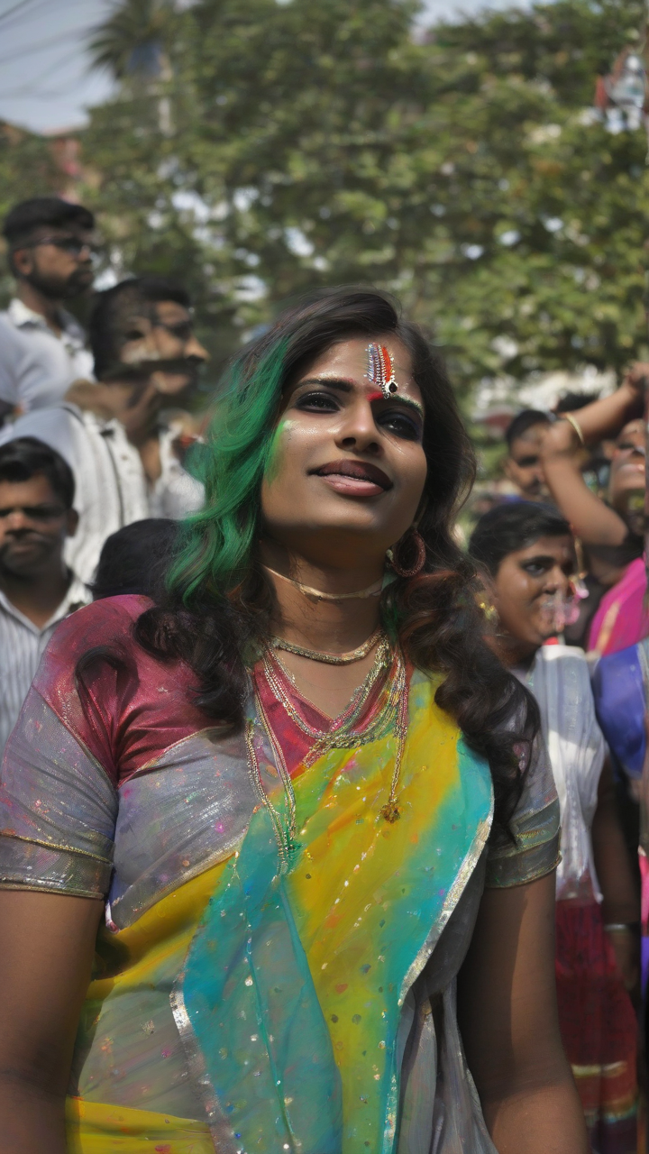 Fleeting freedom at festival for India's transgender community