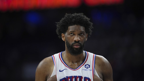 Philadelphia 76ers' Joel Embiid plays during an NBA basketball game, Saturday, Feb. 22, 2025, in Phi.jpg