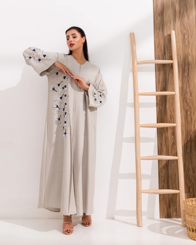 “Turn Heads with This Handcrafted Beaded Abaya ”.png