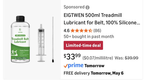 treadmill lube