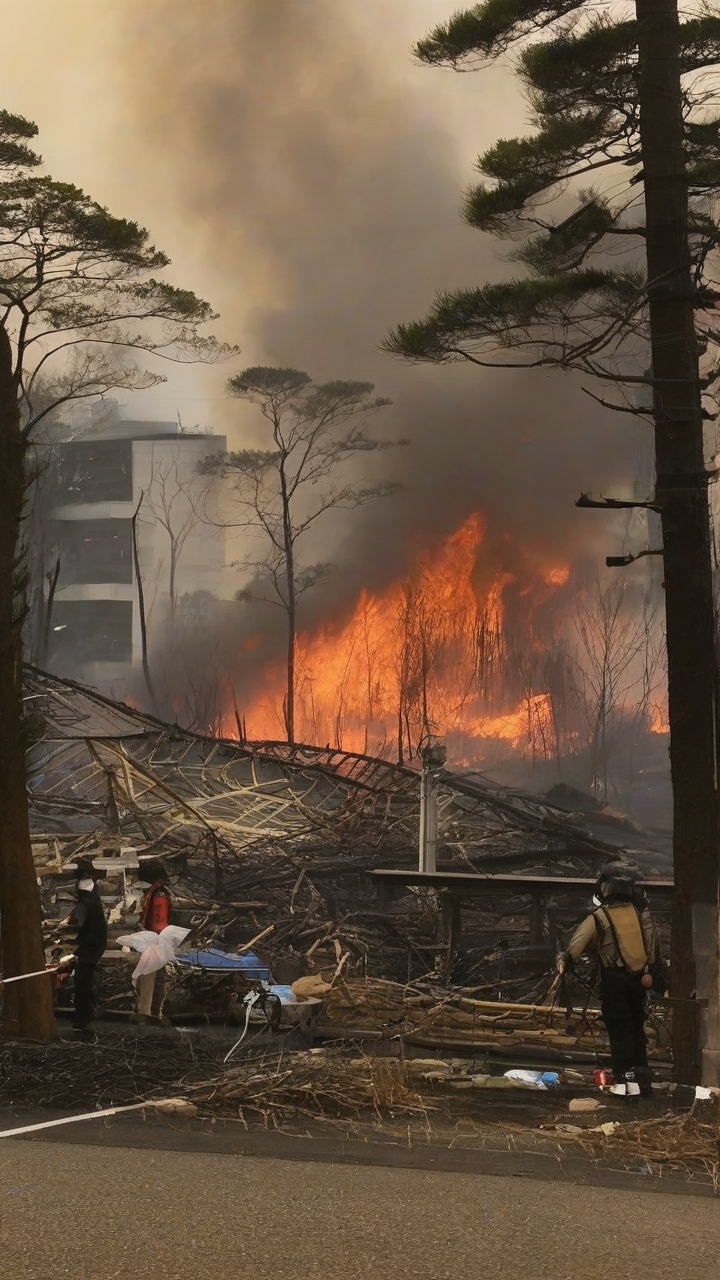 Japan contains one of its biggest wildfires in decades after 11-day battle