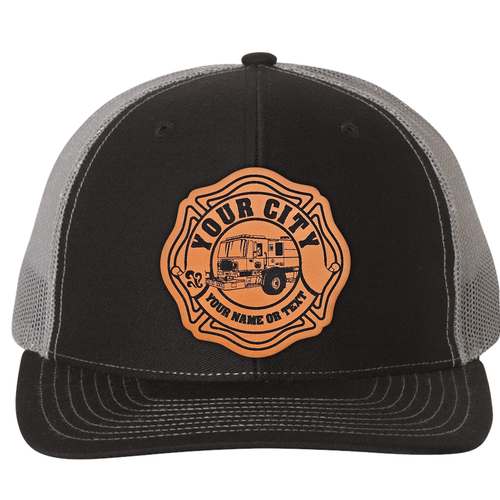richardson 112 hat maltese cross city black charcoal.png