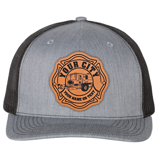 richardson 112 hat maltese cross city heather grey black.png