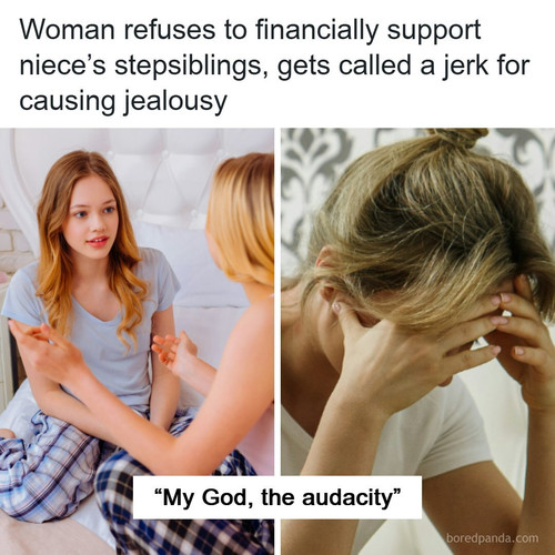 woman niece better life than step siblings.jpg