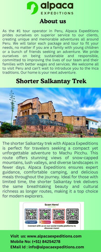 Shorter Salkantay Trek Experience with Alpaca Expeditions for Scenic Adventure.jpg