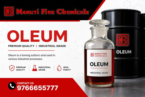 What makes Oleum a strong chemical in production processes?.jpg