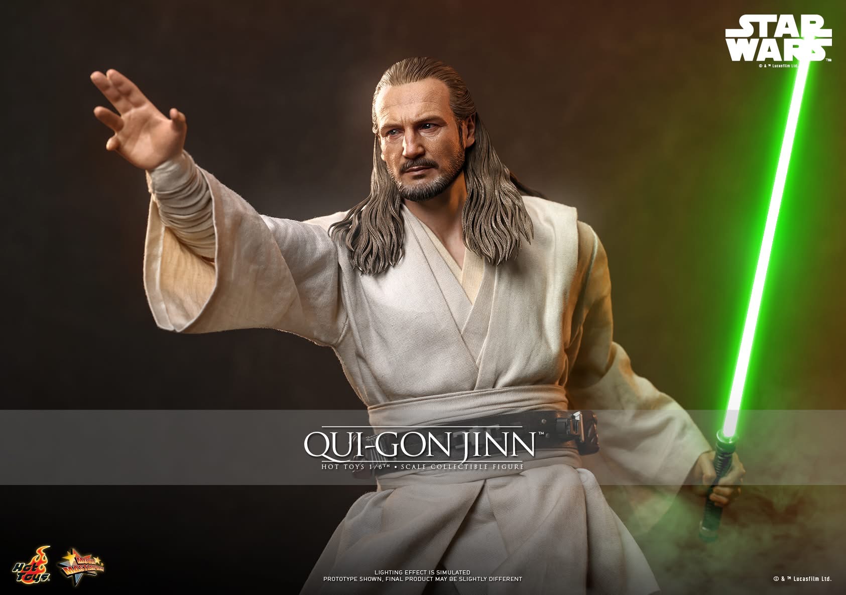 Qui-Gon Jinn arrives in standard edition from Hot Toys