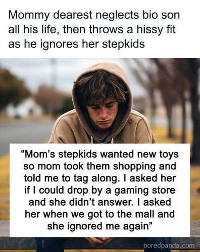 mom ignoring son stepkids relationship sharing.jpg