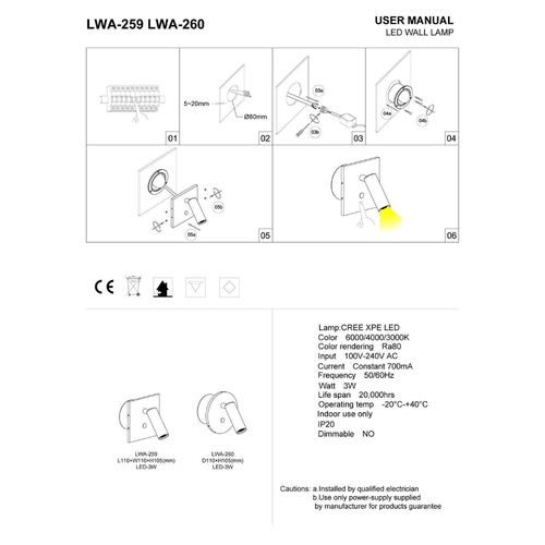 LWA 260 cr install guide 1000.2