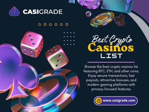 Crypto is often associated with speed. And in many cases, it is faster than traditional methods. Platforms featured in a Best Crypto Casinos List often highlight benefits like speed and flexibility, but volatility is part of the experience too.

Official Website: https://www.casigrade.com/top-lists

Phone Number: 02-508-8798

Read Our Blogs:
https://casigrade.weebly.com
https://casigrade.brushd.com/
https://69f843e7eac9d.site123.me/

More Links:
https://heylink.me/casigrade
https://triberr.com/casigrade
https://www.trepup.com/@casigrade
