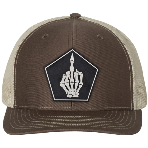 richardson 112 hat skeleton finger brown khaki.png