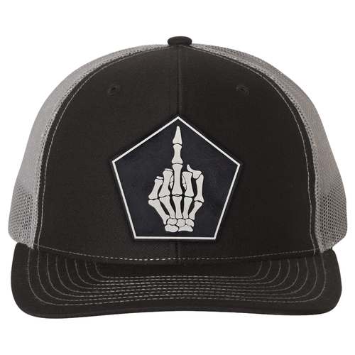 richardson 112 hat skeleton finger black charcoal.png