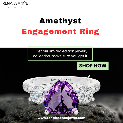Platinum Three-Stone Heart-Cut Amethyst Ring with Pavé Diamond Band.png