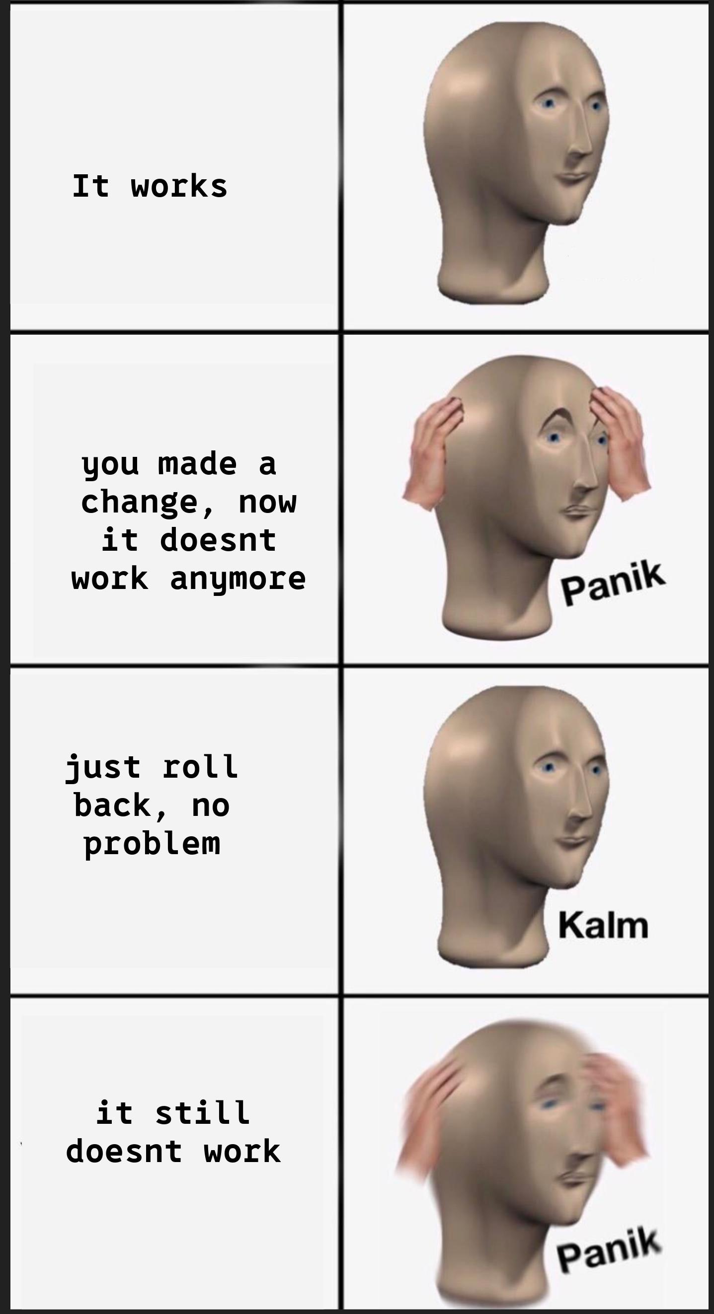 程序员 reaction：workanymore