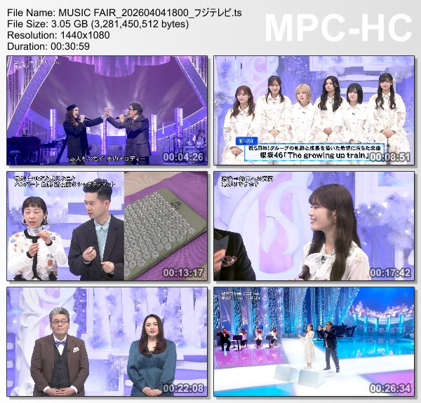 [TV-Variety] MUSIC FAIR – 2026.04.04