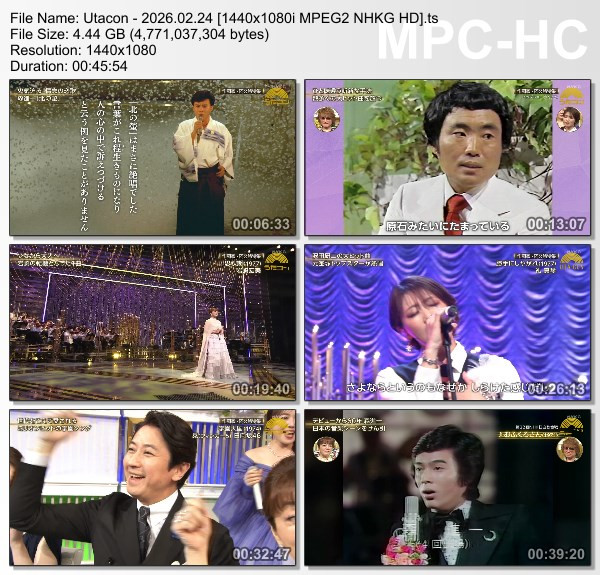 [TV-Variety] うたコン – 2026.02.24