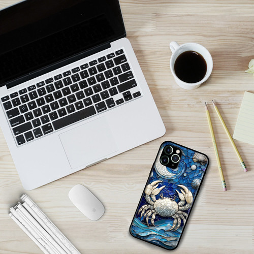 Cancer Mosaic Stained Glass Gentle Crab Astrology Artwork.jpg