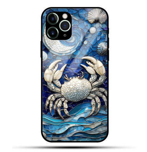 Cancer Mosaic Stained Glass Gentle Crab Astrology Artwork.jpg