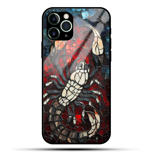 Scorpio Mosaic Stained Glass Mysterious Scorpion Astrology Art.jpg