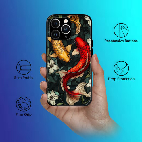 Pisces Mosaic Stained Glass Dreamy Fish Astrology Artwork.jpg