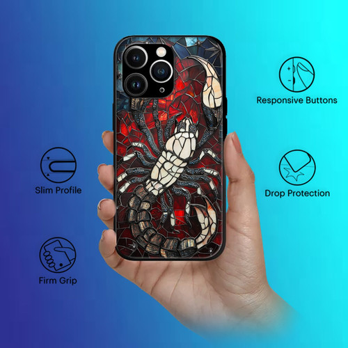 Scorpio Mosaic Stained Glass Mysterious Scorpion Astrology Art.jpg