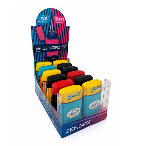 Isqueiro Maçarico Zengaz ZL 10 Maxi Jet Em Bi Cores (16)