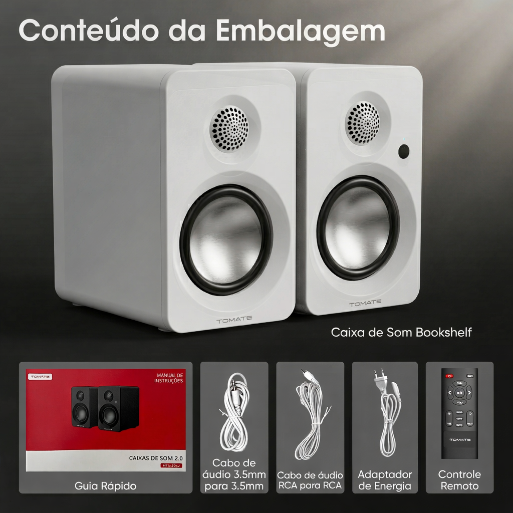 Caixas de Som 2.0 90w - miniatura 8