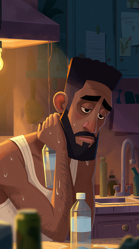 u4495235129 in a dim kitchen a bearded saudi man in a white t fce93425 7633 4bf0 a207 964c2652595a 2.2