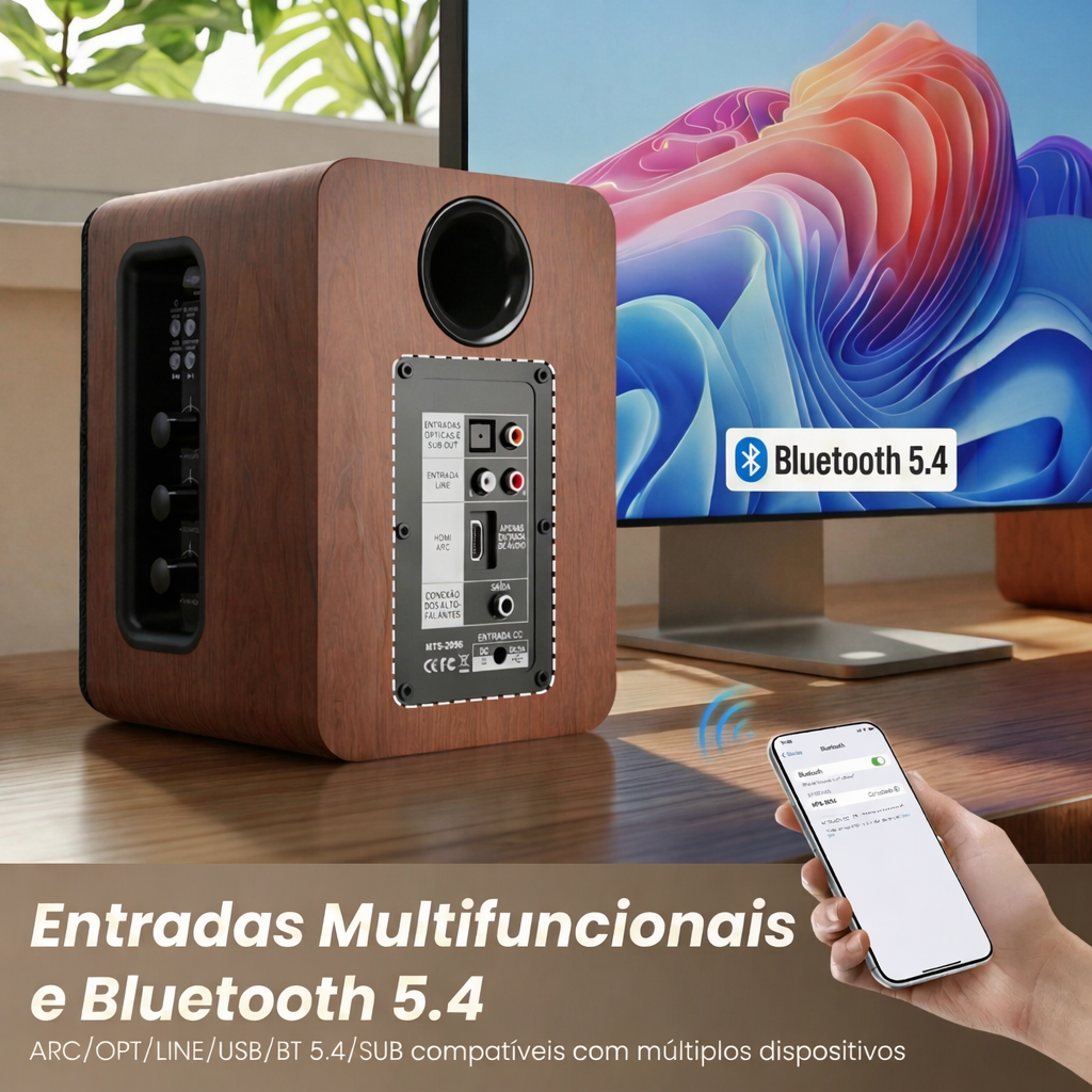 Caixas de Som 2.0 100w - miniatura 4