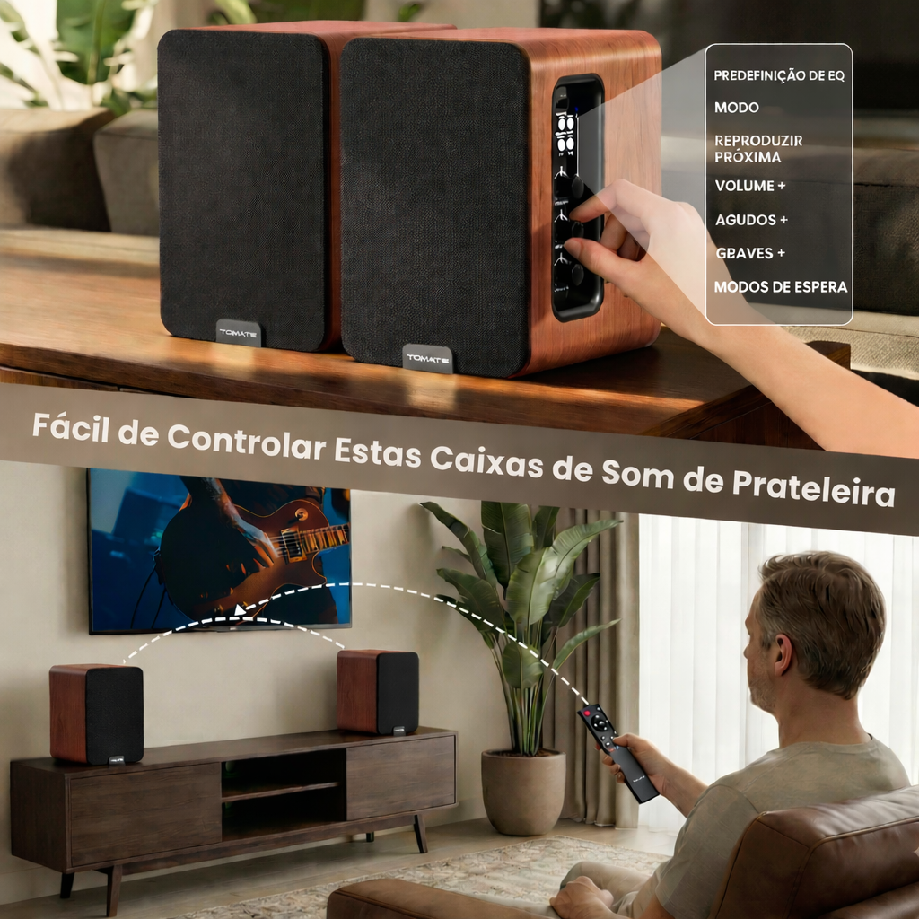 Caixas de Som 2.0 100w - miniatura 3