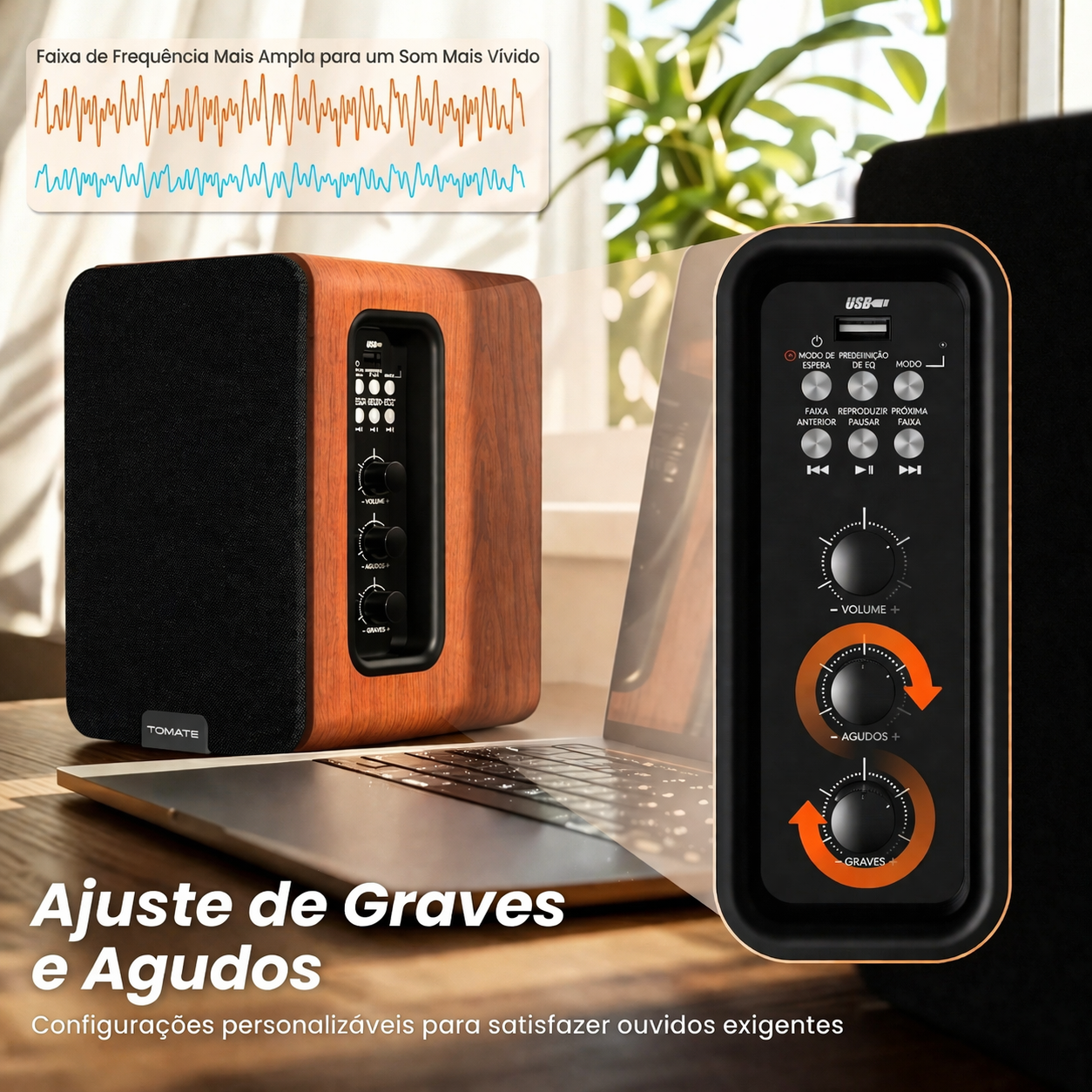 Caixas de Som 2.0 100w - miniatura 5