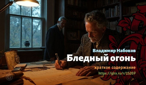 Читать краткий пересказ романа Владимира Набокова «Бледный огонь». Бледный огонь, Набоков, краткое с.jpg