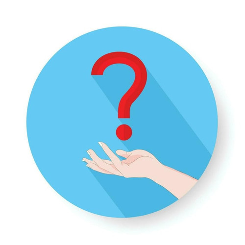 illustration in the simple flat style art of hand holding question mark solution concept free vector.jpg