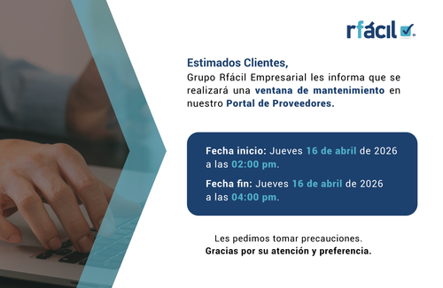 VENTANA DE MANTENIMIENTO RFÁCIL 2026 16 abril.png