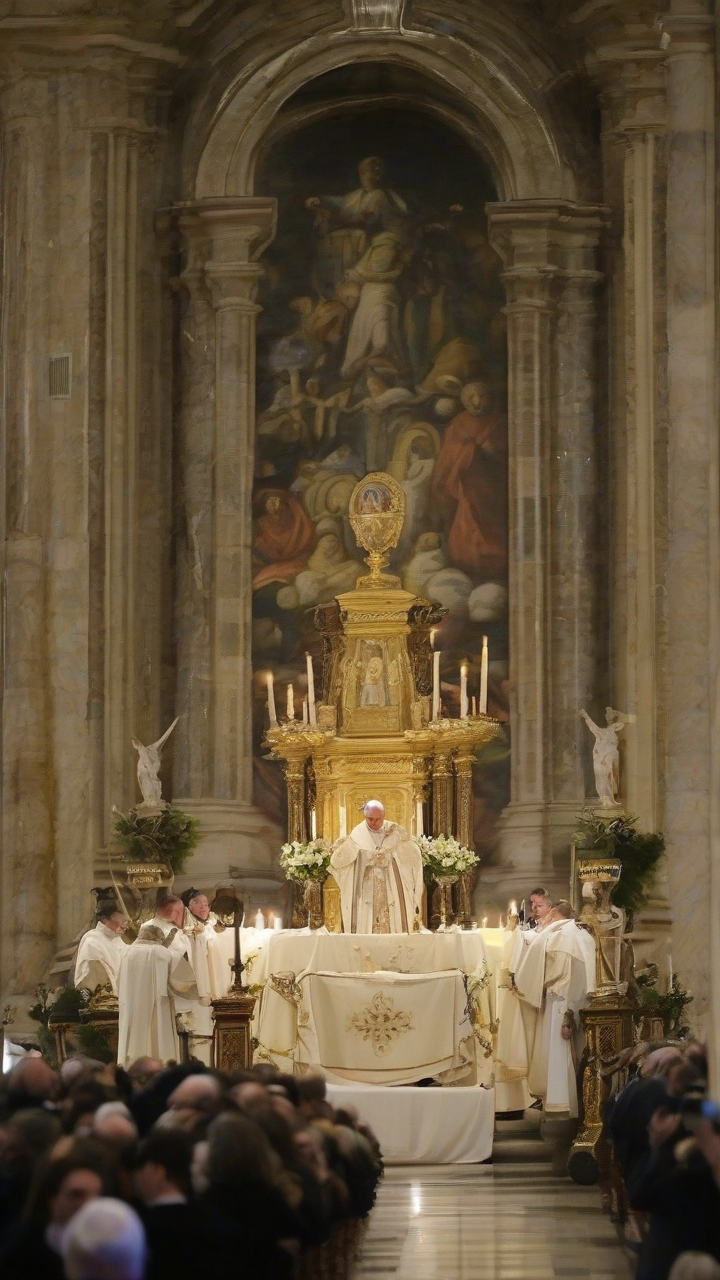 Pope Leo XIV leads first Easter Vigil, urges harmony amid global conflicts