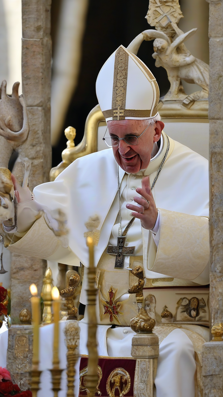'Choose peace' Pope marks first Easter under cloud of Mideast war