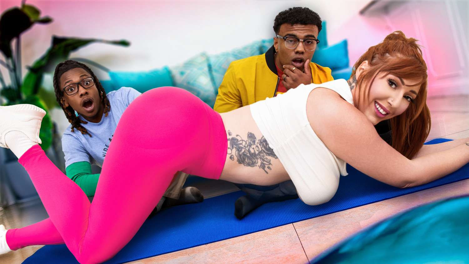 MylfSingles 26 04 05 Lauren Phillips – Taking Two Big Black Cocks While My Nerdy Son Isn’t Watching