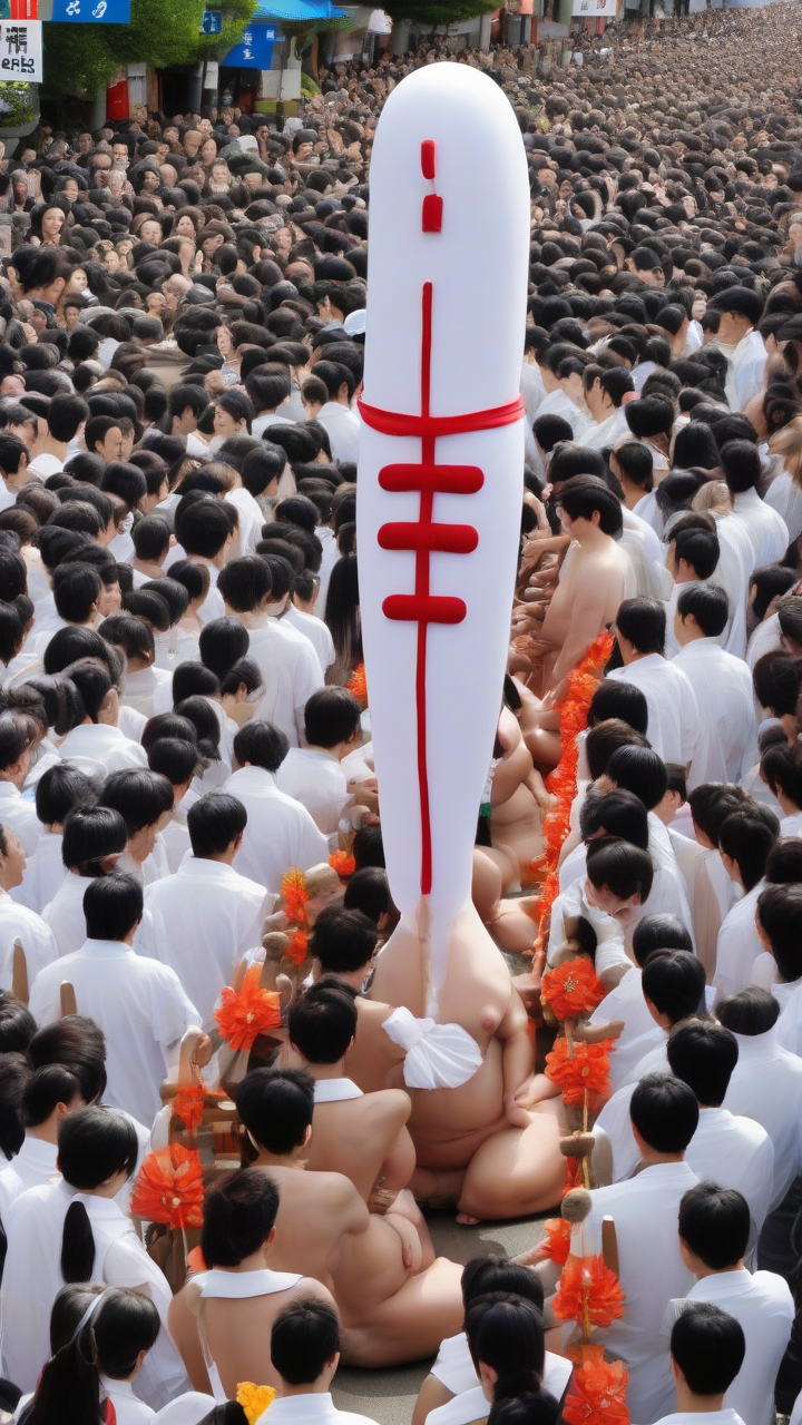 Revelers parade giant penises to dash stigma in Japan's fertility festival