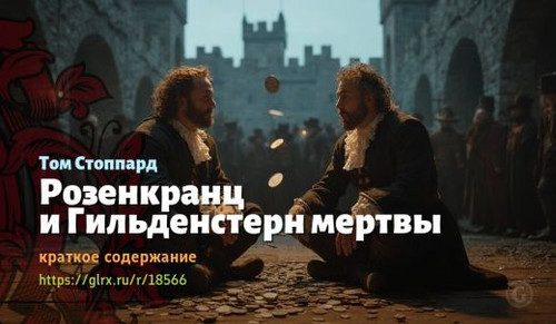Читать краткий пересказ книги Тома Стоппарда «Розенкранц и Гильденстерн мертвы». Розенкранц и Гильде.jpg