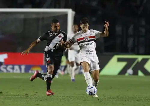 AMANHÃ! São Paulo enfrenta o Vasco no Brasileirão; saiba onde assistir!