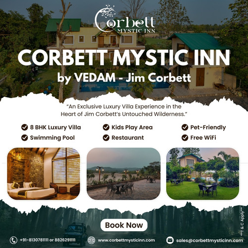 Corbett Mystic Inn Jim Corbett – Luxury Stay & 8 BHK Villa in Nature | By Vedam.jpg
